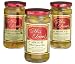 Miss Leone's Stuffed Queen Olives: Mushroom, Artichoke, Grill Roasted Red Pepper, 12-Ounce Jars (Pack of 3)