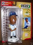 Ernie Banks UD Playmakers Chicago Cubs Bobblehead with Card