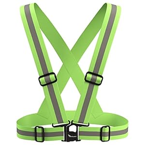 Travelwey Reflective Vest - Ideal Safety Gear For All Manner Of Outdoor Activities Including Running, Walking, Hiking And Cycling - Provides High Visiblilty Day And Night - Light Weight And Easily Adjustable To Fit A Wide Range Of Size And Body Type - 100% Risk Free Lifetime Money Back Guarantee - LIMITED TIME Low Price Offer