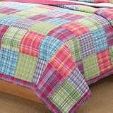 Kelsey Pink Full Queen Size Quilt with 2 Shams by Pem America