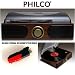 "PHILCO" CLASSIC WOOD TURNTABLE RECORD PLAYER WITH REPLACEMENT STYLUS NEEDLE
