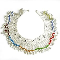 Handmade Anklet Silver Foot Jewelry 9 inches (sanklt130)