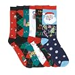 Mopas lot of 3 Pairs Womens Super Soft Winter Crew Xmas Socks