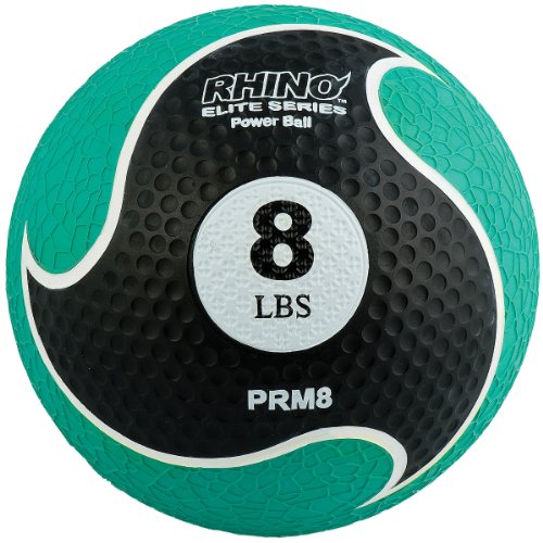champion sports 8lb medicine ball with textured surface