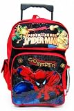 Marvel Spiderman with Electro Sandman Rolling Backpack Full Size Luggage