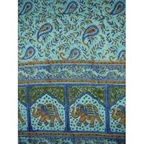 Cotton Handblock Jaipur Print Tapestry
