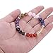 WRCXSTONE Genuine 7 Chakra Gemstone Balancing Bracelet Handmade 8MM Round Healing Crystal 7.25 Inch