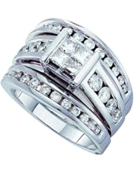 1.90CT-DIA INVISIBLE BRIDAL SET