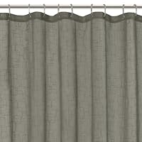 Maytex Barcelona Fabric Shower Curtain, Pewter