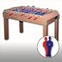 Calciobalilla in Legno Biliardino Calcio Balilla Calcetto 121 x 61 x 80 cm