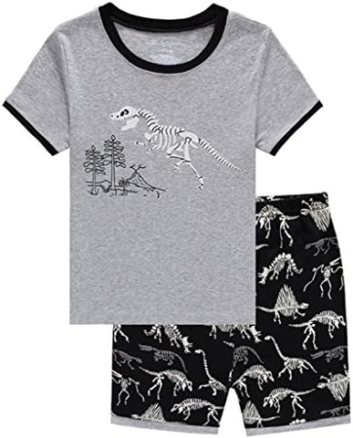 Cute Honey Children Pajamas Cotton Dinosaur Kids Clothes Boys Sleepwear Size 5Y