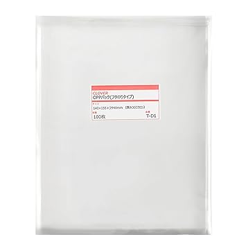 【クリックで詳細表示】透明OPP袋 テープ付 140×155＋フタ40mm ≪10mm厚CDケース用/横入≫ 30ミクロン 【100枚】： 文房具・オフィス用品