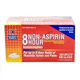 Search : Quality Choice 8 Hour Non-aspirin Extended-release Pain Reliever 650mg. Caplets 100 Count,  Boxes (Pack of 2)