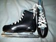 BLACK DOUBLE RUNNER ICE SKATES - SIZE IS 12J (child) - good condition - used only a couple of time
