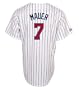 MLB Joe Mauer Minnesota Twins Youth Replica Home Jersey