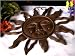 Large Cast Iron Hanging Sun Face