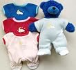 Light Pink Bootie PJ's Outfit fit Webkinz, Shining Star & 8"-10" Make Your Own Stuffed Animals