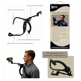 Shoulder Support for Steadicam Steadycam operators For JVC JY-HD10U GR DV300 DV300U... by Butterfly