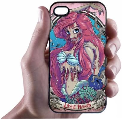 Ariel Little Mermaid Zombie iPhone 4/4s Case - Hard Plastic Cell Phone Case