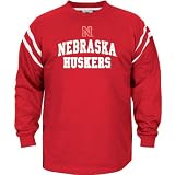 Nebraska Cornhuskers End Line Long Sleeve Crew Shirt