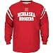 Nebraska Cornhuskers End Line Long Sleeve Crew Shirt