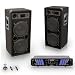 Produkt-Bild: PA Anlage 3000W Boxen USB Verst&auml;rker MP3 SD Endstufe Lautsprecher DJ System DJ-720