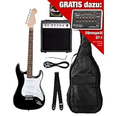 Rocktile Banger's Pack E-Gitarren Set BLACK+ Tuner