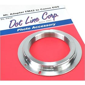 Dot Line M42 to Canon EOS mount adapter