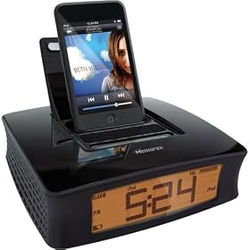 Click here to buy Memorex Mi4019-BLK - Clock radio with iPod cradle - black by Memorex.