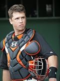 Arizona Diamondbacks v San Francisco Giants, SCOTTSDALE, AZ - FEBRUARY 25: Buster Posey Photographic Poster Print by Rob Tringali, 9x12