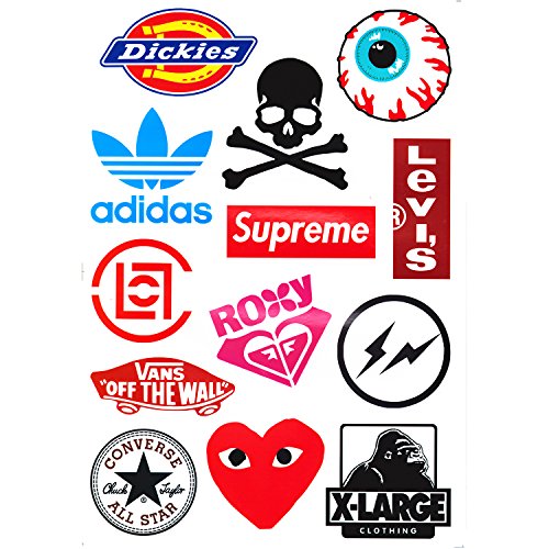 NAVA Extreme Sports Brand Dickies Skull Luggage Skateboard Laptop Car Bumper Sticker