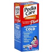 Pedia Care Children's Fever Reducer/Pain Reliever, Plus Multi-Symptom Cold, 4 oz.