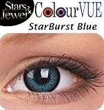 Lentilles de contact couleur 90J - ColourVUE Stars & Jewel Starburst Blue - Brillance et Elegance rien que pour vos yeux!