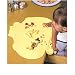 TinyDiner® Portable Placemat in Yellow Hippo design
