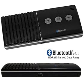 Clip and Talk Handsfree Bluetooth Visor Car Kit V3+ with V2.1 Bluetooth Support