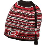 Reebok Carolina Hurricanes Black Northern Lights Tassel Knit Beanie