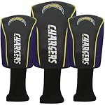San Diego Chargers Navy Blue Three-Pack Golf Club Headcovers