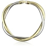 gold apple necklace Kenneth Jay Lane Gold and Silve