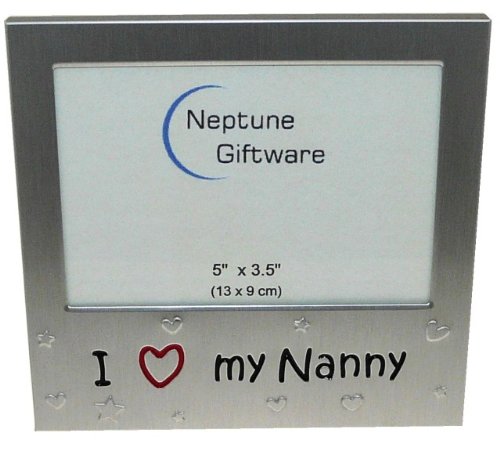 ' I Love My Nanny ' - Photo Picture Frame Gift - 5 x 3.5 