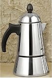 Konica 6-Cup Stainless Steel Stove Top Espresso Maker