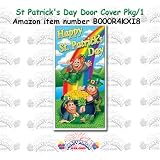 Happy St Patricks Day Door Cover Party Accessory  1 count 1 