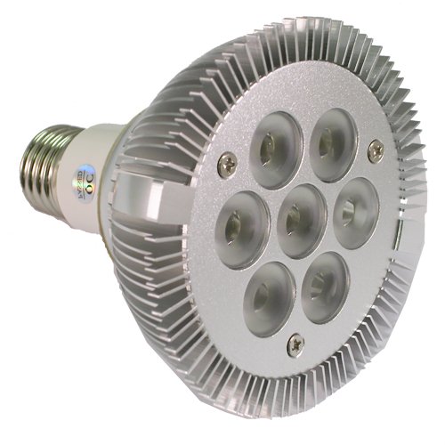 LED - 845 Lumens - 21 Watt - 7 LED PAR30 Bulb - 80+ Watt Replacement - White (5300 Kelvin)