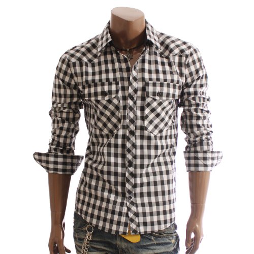 Herren Freizeithemd Karo-Design (HC18)