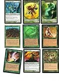Magic the Gathering: Green collection ALL CARDS PICTURED, SEE DESCRIPTION FOR DETAIL LIST