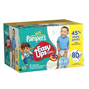 Pampers Easy Ups Training Pants (4T-5T, 80-Count) for Boys $18.80
