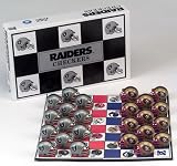 Oakland Raiders Checker Set