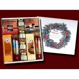 Holiday Party Cheese and Sausage Gift Box