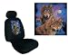 Car Truck SUV Wolf Seat Covers 2 Black Universal Low Back with headrest covers Wolves Print Vehicle Bucket Seatcovers