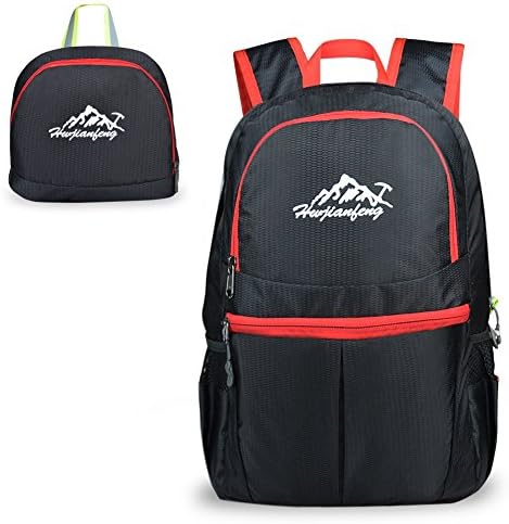 Packable Backpack, 25L Backpack, Foldable Daypack for Men and Women Handy Daypack Travel, Camping, Outdoors, Hiking