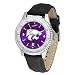 Kansas State Wildcats NCAA Anochrome Competitor Mens Watch (Poly/Leather Band)
